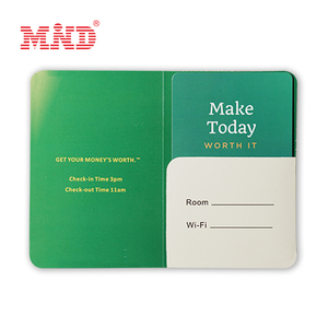 ซองการ์ดโรงแรมโรงแรมพร้อมกล่องใส่บัตรสีแบบกำหนดเอง - Product Image 4
