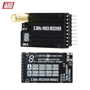 Rush FPV 3.3g 4W เครื่องส่งสัญญาณ vtx 3.3G ตัวรับสัญญาณวิดีโอ vrx ระยะไกลสำหรับโดรนน้ำหนักเบากรอบโลหะอัพเกรด - Product Image 6
