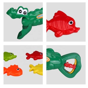 ของเล่นจับจระเข้ในน้ำสำหรับเด็กหุ่นยนต์จับการ์ตูนจับพลาสติกมือของเล่นที่จับมือจับปลาลอยได้ - Product Image 3