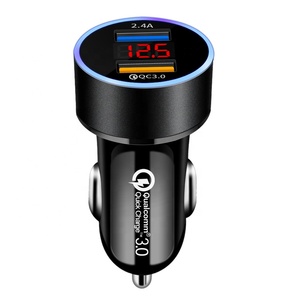 3.1A 12v车载充电器3合1点烟器分离器电源适配器USB车载插座电话垫DVR全球定位系统3 USB 3插座电源 - Product Image 6