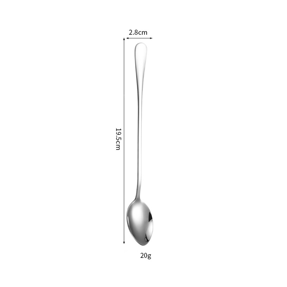 Silver- Ice spoon- Pointy head