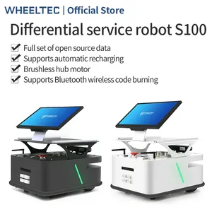 Open Source Differential Service Robot S100 Automatisches Aufladen des Rad motors ROS Mapping SLAM Navigation Raspberry Pi - Product Image 2