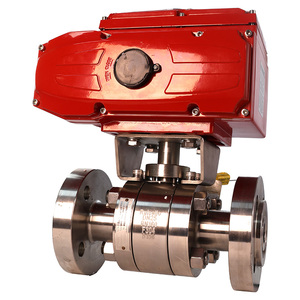 高温电动执行器水流控制电动浮动气体球阀 - Product Image 4