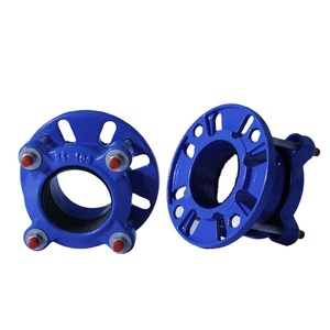 Pn10/16/25 dễ uốn sắt phổ hạn chế mặt bích Adapter linh hoạt phụ kiện đường ống cho PVC HDPE Ống - Product Image 1