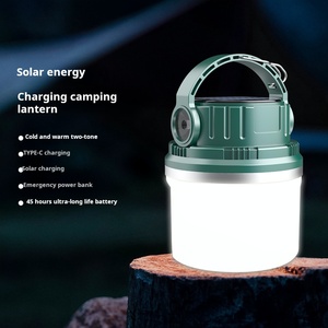 Di động năng lượng mặt trời LED cắm trại đèn có thể điều chỉnh độ sáng có thể sạc lại câu cá đèn lồng cho đi bộ đường dài leo núi lặn & sử dụng khẩn cấp - Product Image 3