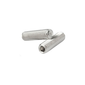 DIN913 <span class=keywords><strong>M24</strong></span>六角形ソケットセットネジ316 & 304ステンレス鋼フルドッグ測定システムメトリックねじサイズ
