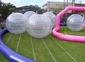 Fabrika fiyat satın ucuz fiyatlar kabarcık tampon zorb topu parça yetişkin için - Product Image 4