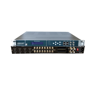 4 GigE Ports DVB-SS2 DVB-TT2 to DVB-T <strong>Encoder</strong> Modulator HTTP RTMP RTSP HLS SRT Modulador ISDB-T HD 24 Channel - Product Image 1
