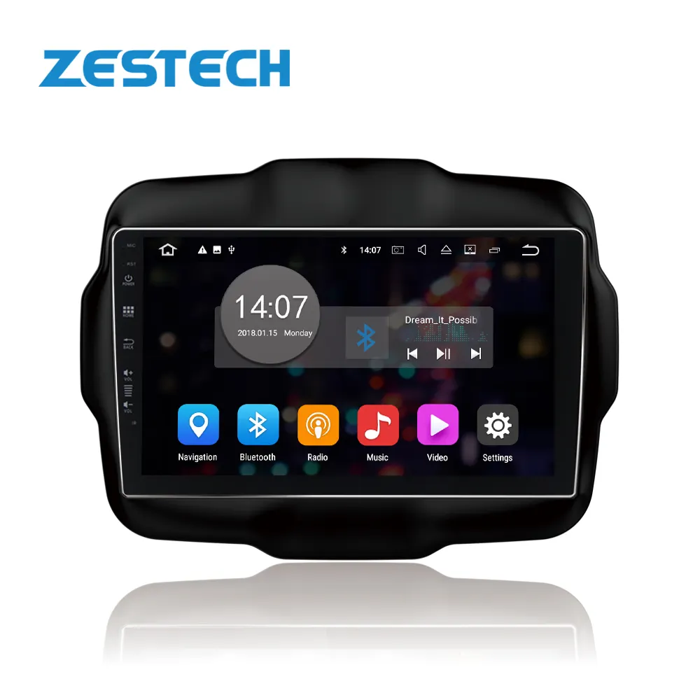 Zestech Factory PX5 4+32G android 10 touch screen car dvd gps for Jeep Renagade with radio video stereo DSP DAB