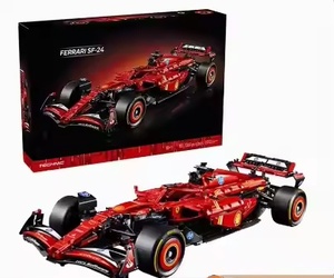 For Ferrari SF-24 <strong>F1</strong> Formula Racing Construction <strong>Toy</strong> 1:8 Scale Electronic Educational Building Blocks Plastic Material - Product Image 3