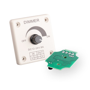 PWM 12V 24V 8A светодиодная ручка диммер ручной переключатель светодиодный контроллер для световой лампы RF режим подключения - Product Image 3
