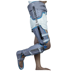 Penjepit rehabilitasi pergelangan kaki lutut nyaman dapat diatur penyangga Immobilizer ortopedi anggota tubuh bawah dewasa kualitas tinggi - Product Image 1