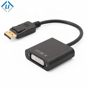Cable adaptador DP a DVI, conector macho a DVI hembra para ordenador y monitor - Product Image 1