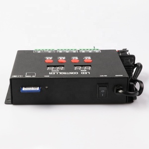 Программируемый полноцветный контроллер светодиодной полосы DMX512 диммеры AC85-265V светодиодные драйверы контроллеры