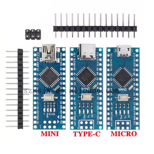 SZSJW Mini/Typ C/Micro USB CH340 für Nano 3.0 ATmega328P Controller-Karte für Arduino CH340G Nano V3.0 ATmega328