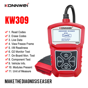 MS309 escaner automotriz OBD2汽车诊断扫描仪读写器检查发动机故障码通用汽车1996年 - Product Image 4