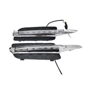 DRL gündüz farları günışığı araba LED sis far lamba ışığı kapağı BMW X5 E70 2007 2008 2009 2010 - Product Image 1