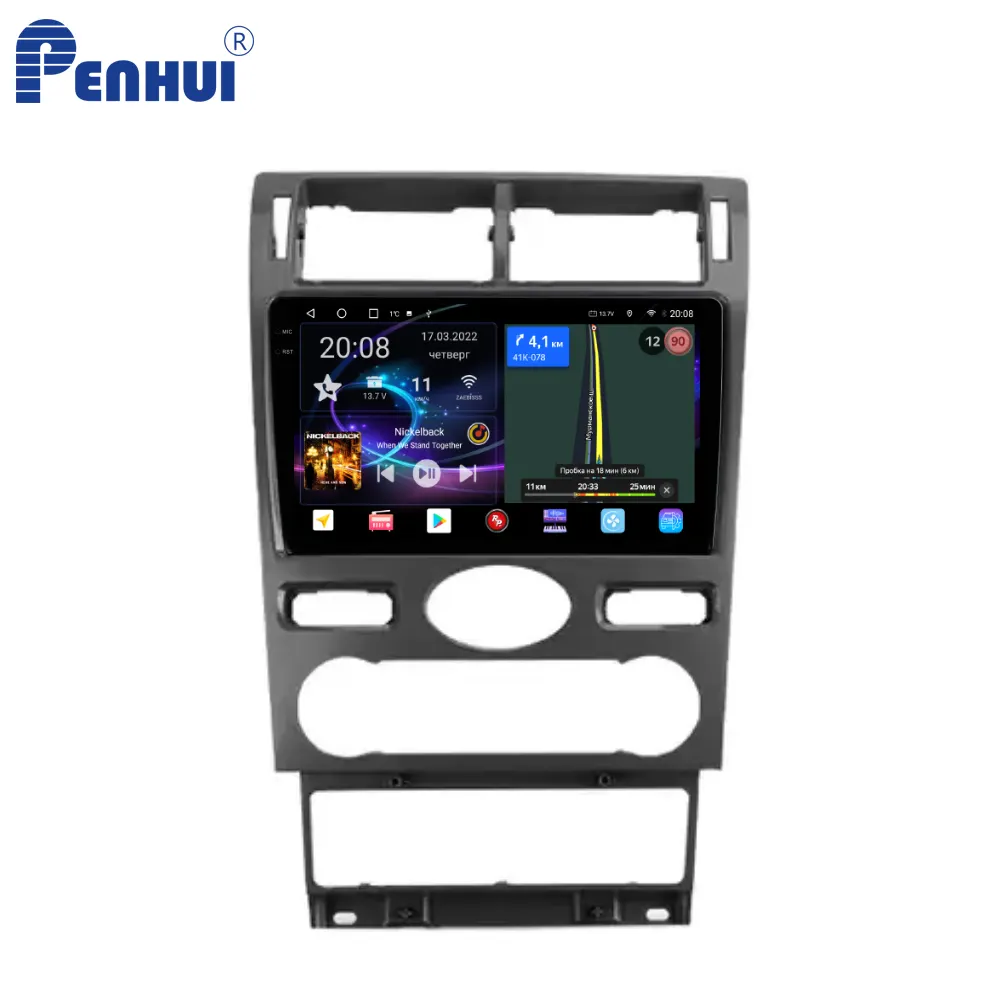 Penhui Android Car DVD Player for Ford Mondeo 3 2000 - 2007 Radio GPS Navigation Audio Video CarPlay DSP Multimedia 2