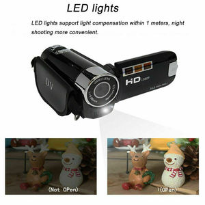 D90 2.7 inç 1080P HD dijital Video kamera TFT LCD MicroSD 16x Zoom DV AV gece görüş kamera ile MicroSD medya depolama - Product Image 4