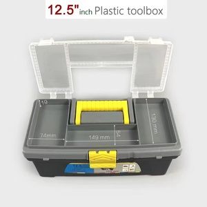 带手柄隔间储物组织器工具箱五金工具烙铁配件工具箱迷你工具箱 - Product Image 3