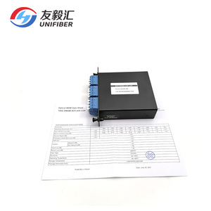 8CH 100Ghz DWDM Mux Demux Passive Optical <strong>Multiplexer</strong> LGX Cassette LC/UPC C44-C51