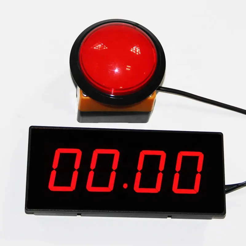 CHEETIE-pantalla Digital LED CP01 de 4 dígitos, temporizador de cuenta atrás de 10 segundos para juegos