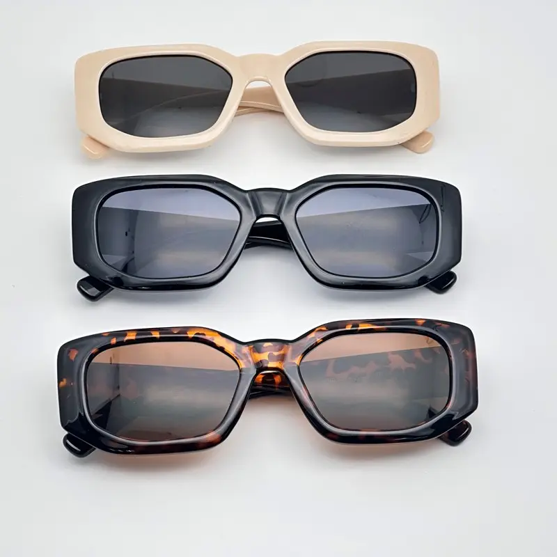2024 модные брендовые дизайнерские очки овальной формы женские толстые солнцезащитные очки в стиле панк для мужчин и женщин Роскошные