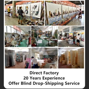 Trang trí nội thất handmade Canvas hiện đại trừu tượng kết cấu 3D wabi Sabi tường nghệ thuật vàng đen sơn trang trí nội thất - Product Image 5