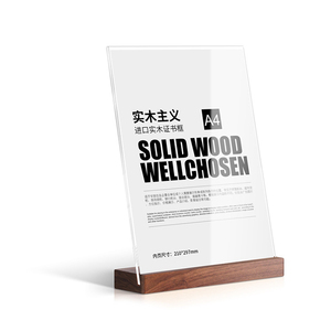 Acrylic rắn gỗ cơ sở giá danh sách hiển thị đứng <span class=keywords><strong>decca</strong></span> trà sữa menu biển quảng cáo Bảng trang trí bảng hình chữ L Vát mặt tiền - Product Image 2