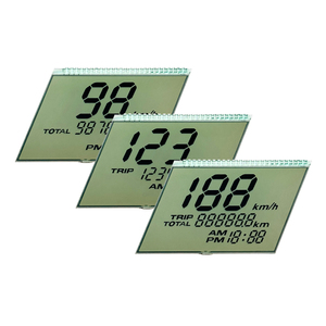 Benutzer definierte Segment-LCD-Anzeige Günstiger Preis HTN positiv 4,5-V-Segment zeigt Bildschirm LCD 7 Monochrom-Segment-LCD-Anzeige