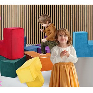 Phong Cách Hiện Đại Bé Mềm Bọt Khu Vực Chơi Khối Trẻ Em Câu Đố Hoạt Động Khối Cho Phòng Ngủ Và Phòng Khách Sofa Lấy Cảm hứng Chơi Sofa - Product Image 3