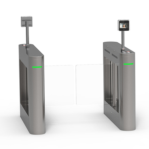 RFID lettore di schede di riconoscimento facciale di controllo di accesso della folla di controllo di sicurezza del cancello d'ingresso del tornello pedonale dell'oscillazione della barriera - Product Image 1
