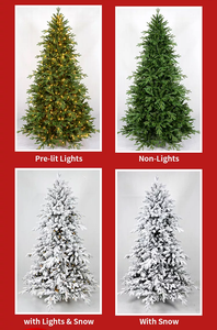 Dağ ağacı PE/PVC özelleştirilmiş 3-10ft yeşil noel ağacı yapay noel ağacı ev Decororaiton için - Product Image 6