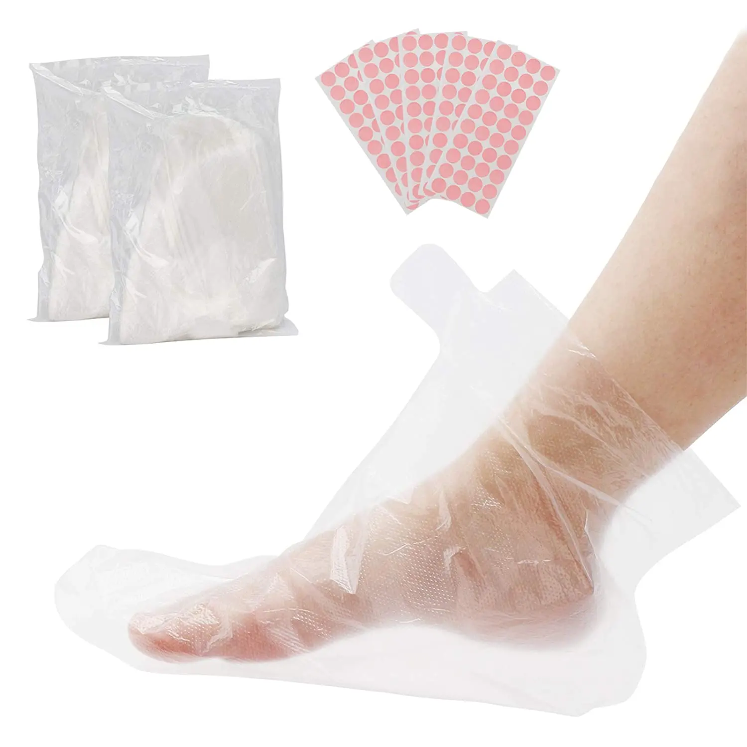 Одноразовая прочная водонепроницаемая пластиковая накладка на ногу для педикюра, широко используется в магазине по уходу за ногами, оптом