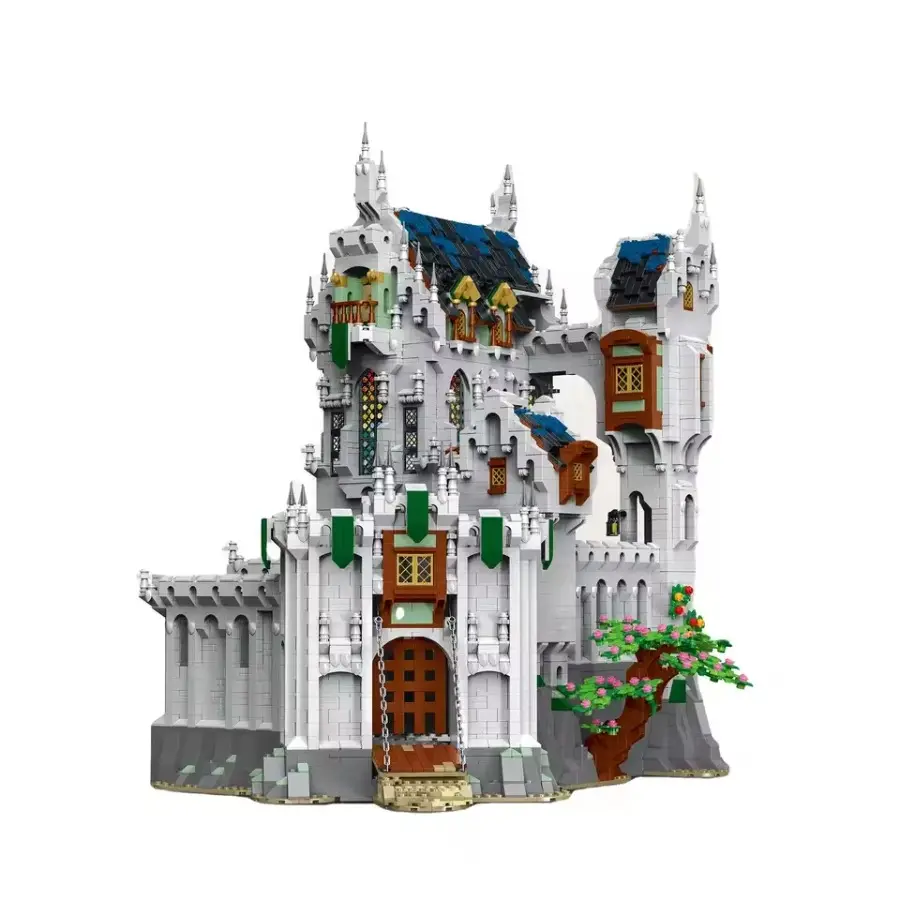 MORK 8603 Uds 033010 nuevo castillo Medieval modelo de construcción ensamblar ladrillos Educación Niños juguetes regalo de Navidad bloques de construcción