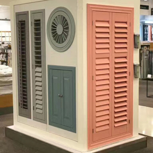 Mingyu Plantation Shutters Hot Sale <strong>Louvre</strong> Windows and Louvres Doors <strong>Wood</strong> and PVC Customize Blinds - Product Image 3