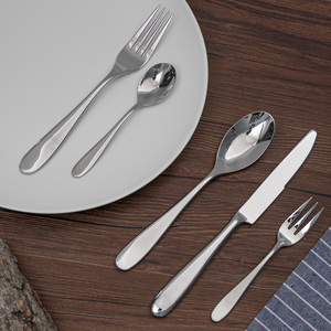 可选多色不锈钢餐具套装简单流畅的设计，适用于各种用餐场景 - Product Image 5