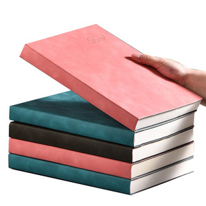 Custom Pink Black Brown Kraft Paper Cardboard <strong>Perfect</strong> Sew <strong>Binding</strong> Lay Flat Sketchbook Journal Blank Plain Soft Cover <strong>Notebook</strong> - Product Image 1