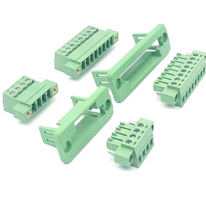 15EDGWC Through Wall <strong>Terminal</strong> <strong>Blocks</strong> 3.81mm with Flange <strong>Fixed</strong> Frame Plug-in <strong>Terminal</strong> Socket Connector - Product Image 2
