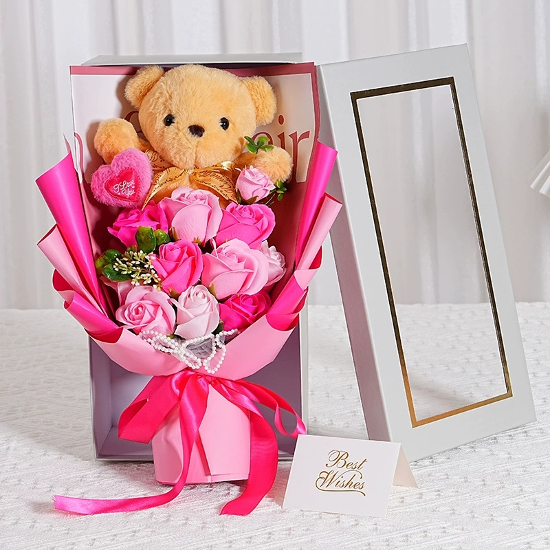 Rose rouge-37*20*12cm