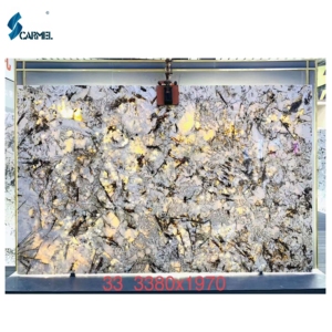 หินหรูหราภูเขาอัลป์สวิส Alpinus หินแกรนิตสีขาวสําหรับตู้สีเข้มและแผงหุ้มพื้นหลัง - Product Image 6