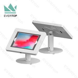 LST11B-C เคาน์เตอร์แบบหมุนสำหรับ iPad แท็บเล็ตพีซีตั้งตู้โลหะตั้งโต๊ะแท็บเล็ตแอนดรอยด์ยืนพร้อมล็อค - Product Image 1