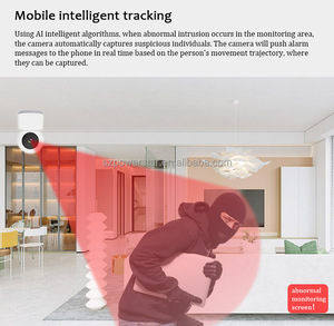 Venta caliente Wi-Fi Mini sistema de cámara de seguridad CCTV CMOS Vigilancia y cámaras IP con visión nocturna y función de grabación - Product Image 5