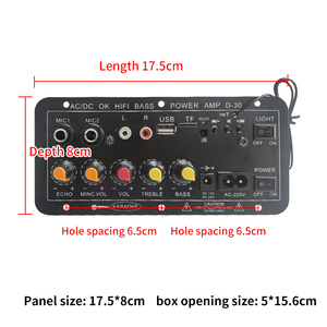 El amplificador mezclador de potencia de Audio USB de entrada multivoltaje Bluetooths5.3 ajustable más rentable de Asia - Product Image 4
