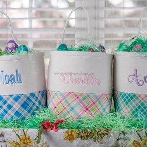Bán buôn kẹo phục sinh trang trí lưu trữ thêu trẻ em đầy màu sắc phục sinh giỏ - Product Image 2