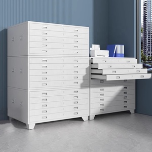 5 ngăn kéo tập tin ngực nhà sản xuất lắp ráp kim loại ngang A0 A1 nghệ thuật kế hoạch bản vẽ bản đồ kế hoạch lưu trữ tủ với ngăn kéo - Product Image 3
