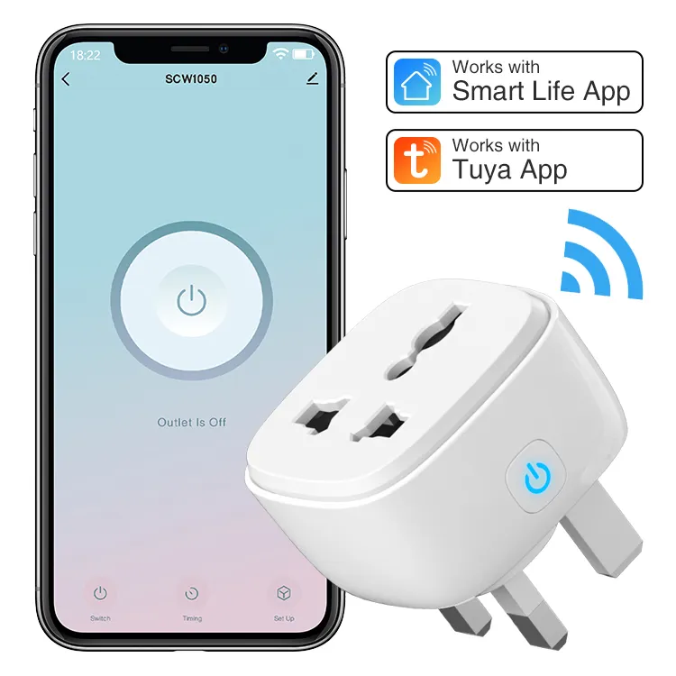 LDNIO SCW1050 wifi smart universal power socket us eu uk prises avec bouton de commande multiprise internationale pour voyageurs