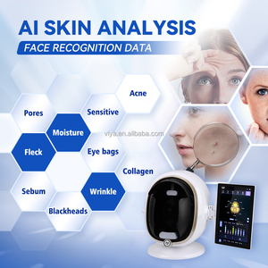 2024 nuevos modelos AI profesional facial AI 3D detector de piel diagnóstico cara escáner analizador sistema máquina dispositivo