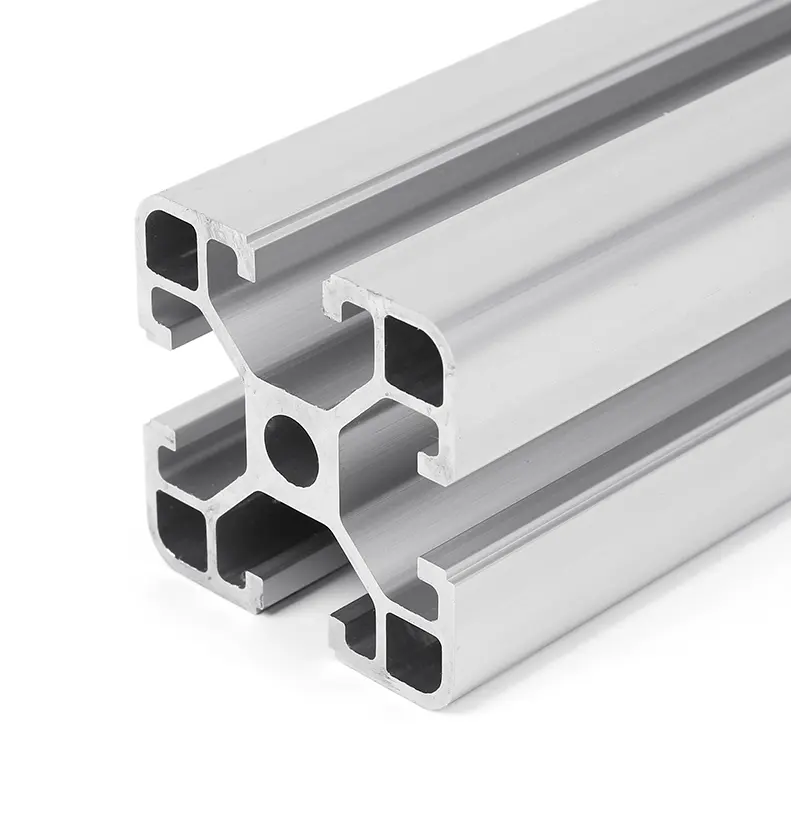Industria alu profilo 40x40 profil t 4040 estrusione di alluminio per piattaforma di lavoro in alluminio