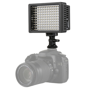 HD-160 beyaz ışık LED Video ışığı on-kamera fotoğraf aydınlatma dolgu ışığı Canon, Nikon, DSLR kamera ile 3 filtre plakaları - Product Image 1